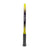 White background, product image of the JOOLA Anna Bright Scorpeus 3S pickleball paddle. Black handle, black paddle face with yellow and black edge guard. Side of the paddle highlighted to show the black and yellow edge guard with JOOLA logo.