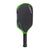 White background image, product image of the JOOLA Ben Johns Hyperion 3S pickleball paddle. Black handle, black paddle face with green and black paddle edge guard.