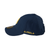 White Background Image: Side view of the navy blue JOOLA trinity hat. #Navy