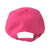 White Background Image: Back side view of the hot pink JOOLA trinity hat. #Hot Pink