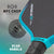 Infographic highlighting the NFC Chip-Enabled handle on the JOOLA Perseus 3S 14mm pickleball paddle.