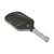 White Background Image: Ben Johns Hyperion C2 Pickleball paddle. Black surface with yellow lines and Ben Johns' signature. Grey handle and grey edge guard with white JOOLA logo.