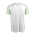 White Background Image: Backside of the Ben Johns Trigon Tee, Green and white. #Green