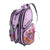 White Background Image: BRITTO x JOOLA Tour Elite Pickleball bag. Lavender color, with unique BRITTO heart design with black BRITTO x JOOLA logo and two lavender straps.