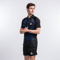 Black/Blue-Centrela Polo Shirt