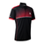 White Background Image: JOOLA Edge Polo in Black/Red, side angle #Black/Red