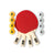 Product Image of four JOOLA Hit Table Tennis Rackets and JOOLA eight table tennis balls.