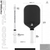 Image of a infographic displaying the specifications for the JOOLA MOD TA-15 pro player edition pickleball paddle.