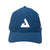 White Background Image: Navy JOOLA Scorpeus Hat with white JOOLA Trinity logo on the front #Navy