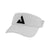 White Background Image: JOOLA Scorpeus Visors in White with black JOOLA Trinity icon on the front #White