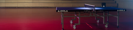 Horizontal header image of a JOOLA 3000 SC Table Tennis Table on the right hand side of the page.