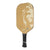 White background image of the JOOLA Magnus CAS 14mm Pickleball Paddle. Straight on view of the lion image on the paddle face. Gold and black.