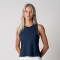 Navy-Women's Court Tank