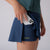 Image showing the hidden under shorty pocket on the JOOLA Women's Pickleball Skort, Navy.