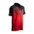 White background image, JOOLA Zephir table tennis shirt, black and red.